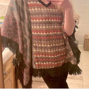 Sacred Thread brand vintage poncho